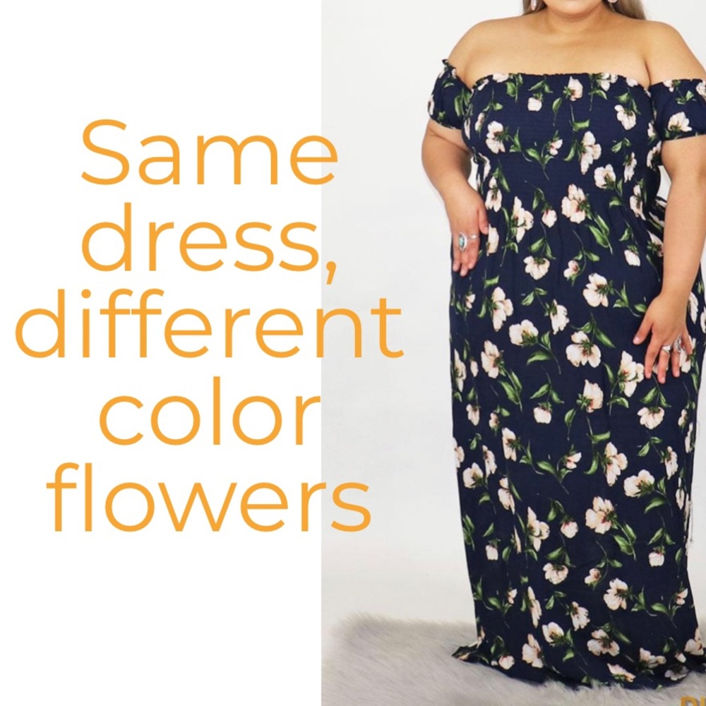 Off Shoulder Maxi size 2XL